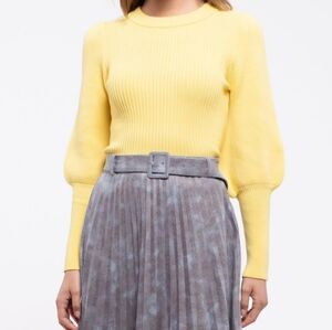 Garmentory Moon River Puff Sleeve Sweater